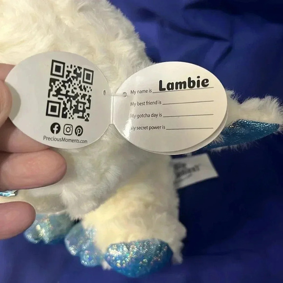 Precious Moments 7" Cutie Pet-Tudies Boy Lamb - Picture 6 of 6